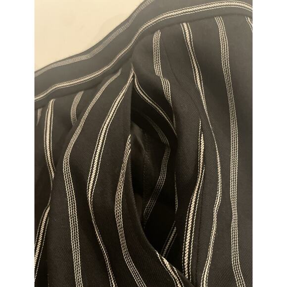 Ralph Lauren Collection Purple Label Pinstripe Wool Pants 12 Straight Leg Runway - Picture 16 of 16